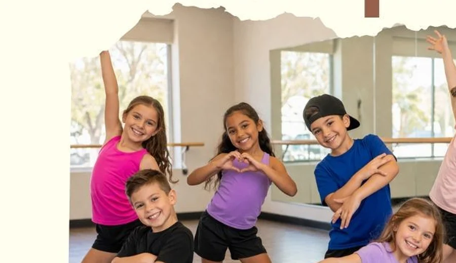 Kids in a Vedanza dance class